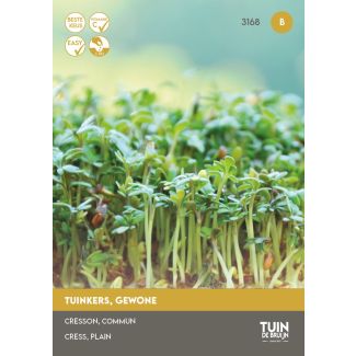 Tuinkers żaden van Tuin de Bruijn - overvloedige oogst - lekkere pittige smaak