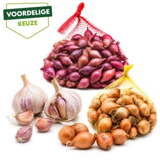 Voordelige mix van plantui en -knoflook