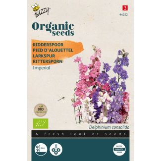 Organic Delphinium, Ridderspoor Imperial (BIO)