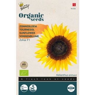 Zonnebloem Compact Spray biologische zaden