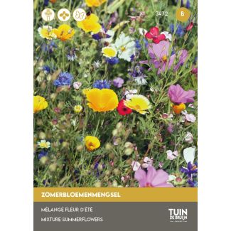 Bloemenmengsel zomerbloemen