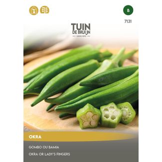 Okra Clemson Spineless | Tuin de Bruijn