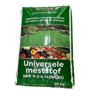 Meststof universeel NPK 9-2-6 (+2 MgO) - 20 kg | Bioflor