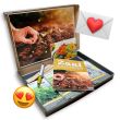 Zaden geschenkdoos. Met żaden die liefde geven en geluk brengen