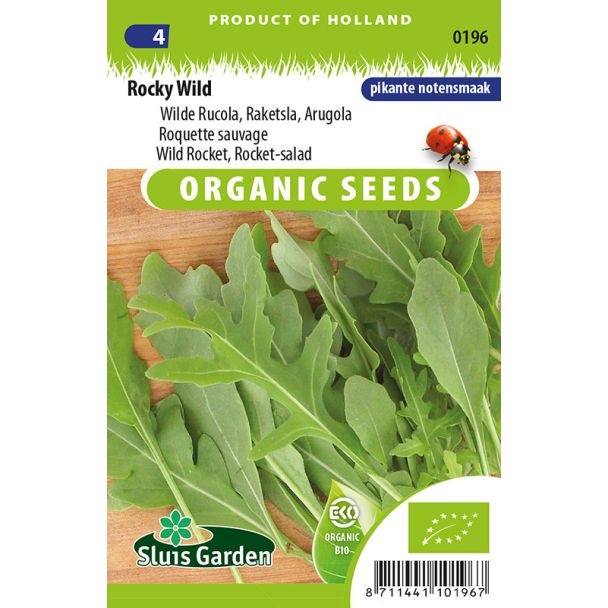 Rocky Wild, Wilde Rucola zaden, biologisch