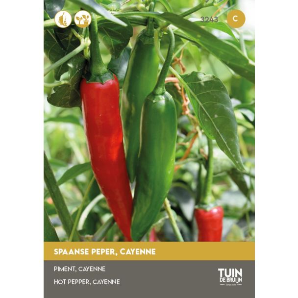 Spaanse pepers van Tuin de Bruijn