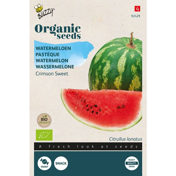 Organic Watermeloen Crimson Sweet (BIO)