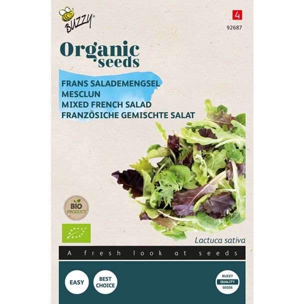 Biologische zaden Frans salademengsel
