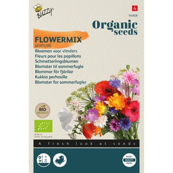 Biologische Bloemenzaden voor vlinders