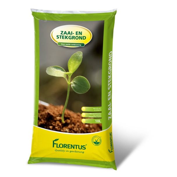 Potgrond Zaaien & stekken 10L | Florentus