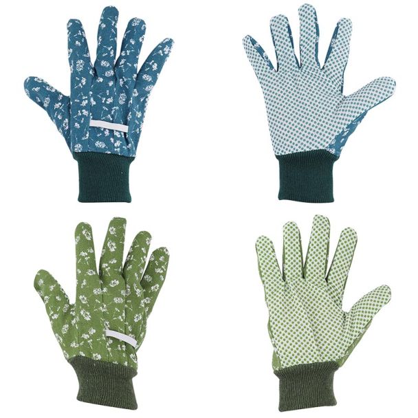 Tuinhandschoenen katoen, maat M - 1 paar (JB001)