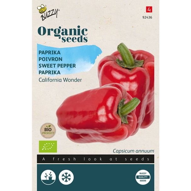 Organic Paprika California Wonder (BIO)