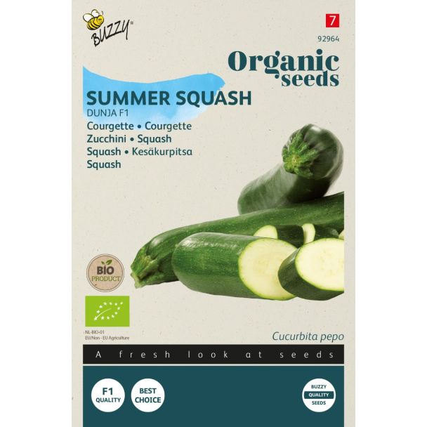 Organic Courgette Dunja F1 (BIO)