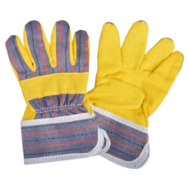 Tuinhandschoenen voor kinderen -  geel, one size (KG151)