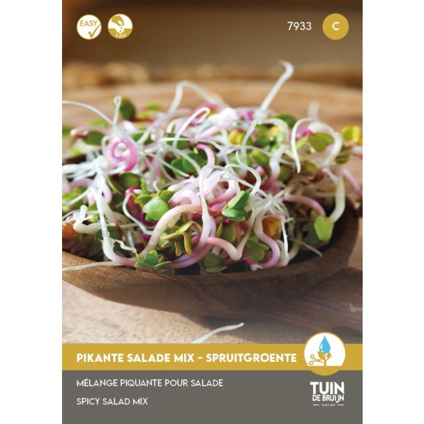 Pikante salade mix spruitgroente