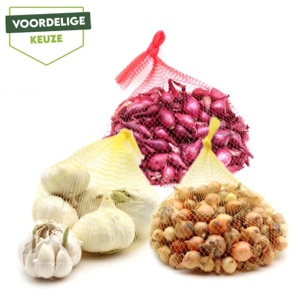 Voordelige mix van plantui en -knoflook