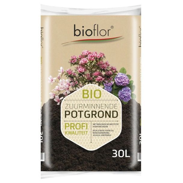 Zuurminnende potgrond 30L | Bioflor BIO
